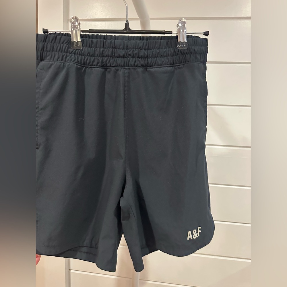 Abercrombie Kids Black Athletic Shorts